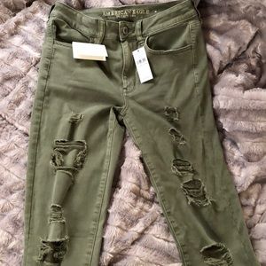 New High Rise American Eagle Skinny Jeans